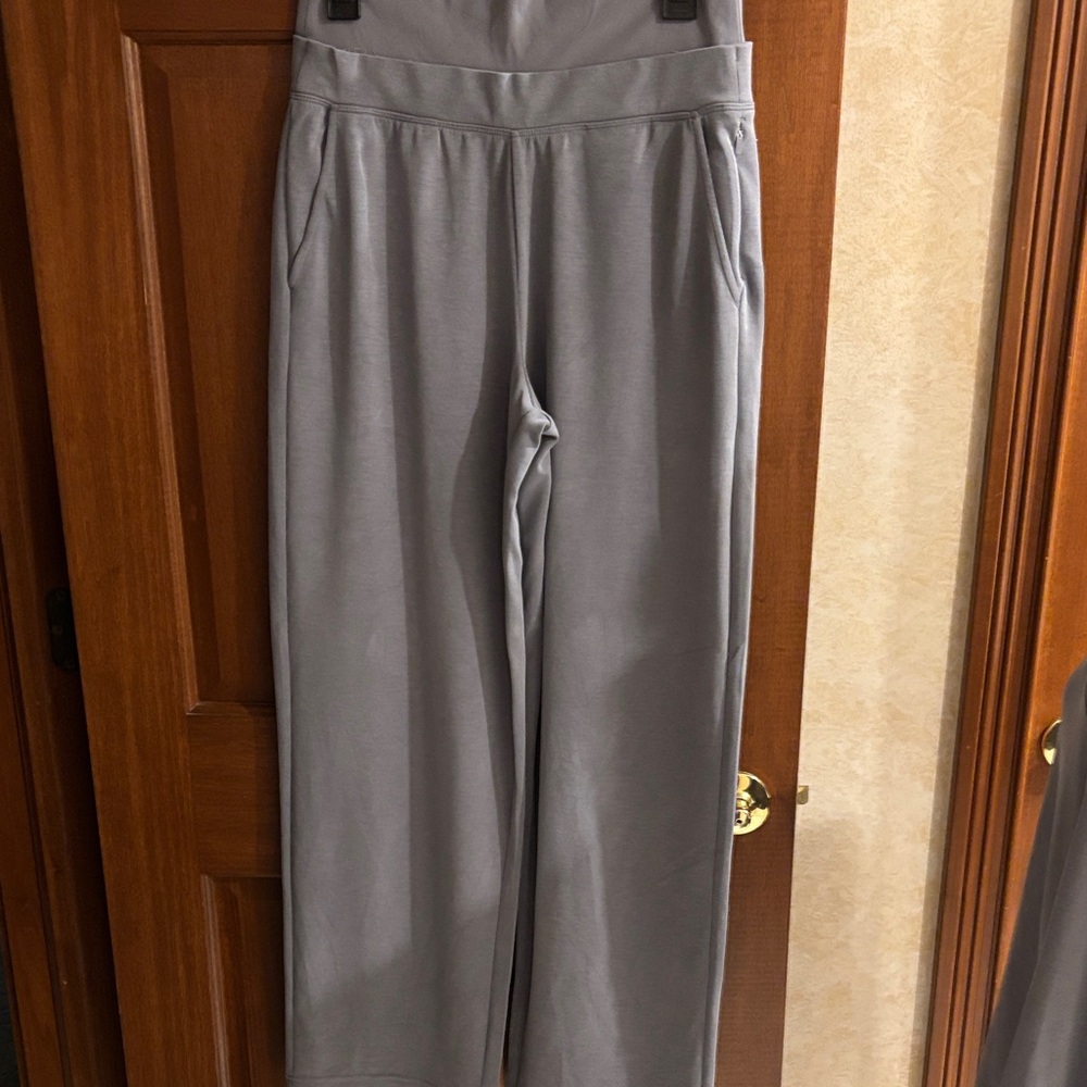 Athleta Slate Blue Sweatshirt/Pants Set, Sz M, L - Picture 4 of 16